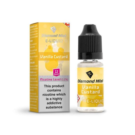 Vanilla Custard E Liquid UK | Vape Juice By Diamond Mist