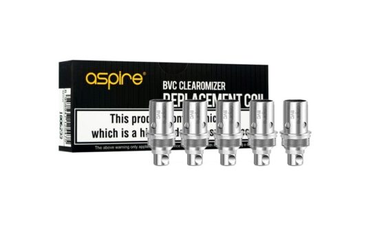 Aspire BVC Coils UK for CE5, CE5-S, ET-S, ET-S Glass, K1 and K2 type clearomizers
