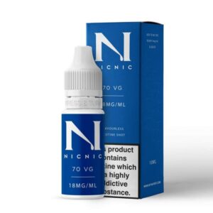 nicnic 18mg nicotine shots 70vg