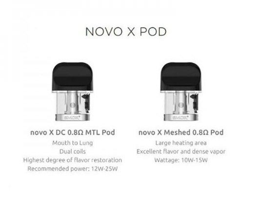 Smok Novo X POD UK - Replacement PODs With Coils