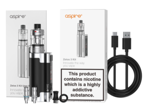 Aspire Zelos 3 Kit Contents